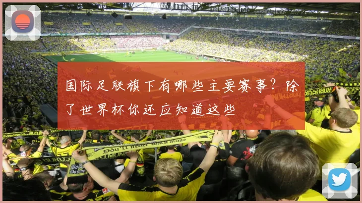 国际足联旗下有哪些主要赛事？除了世界杯你还应知道这些